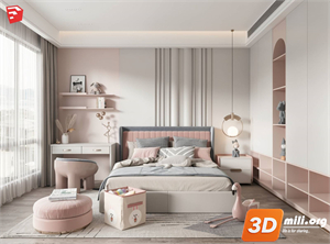 Children Room Scenes  Skp FIles 